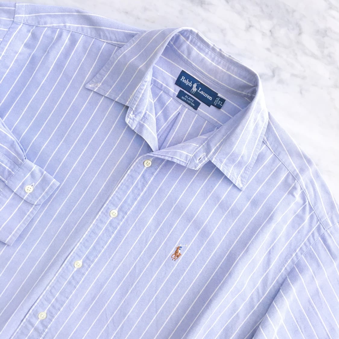 소라 스트라이프 옥스포드 셔츠 남자 115 120 상품이미지2