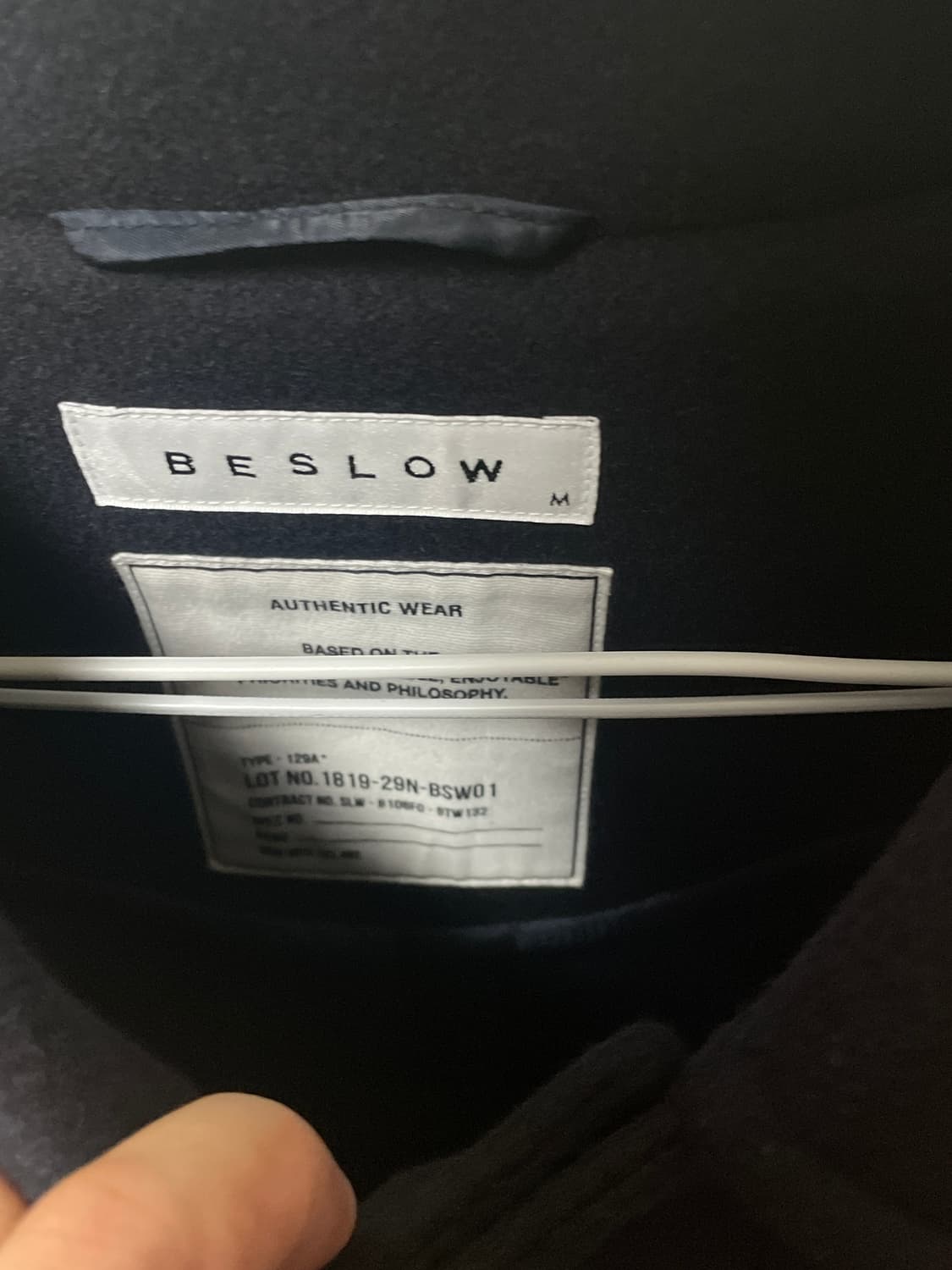 비슬로우 오버사이즈 발마칸 자켓(M) 상품이미지10