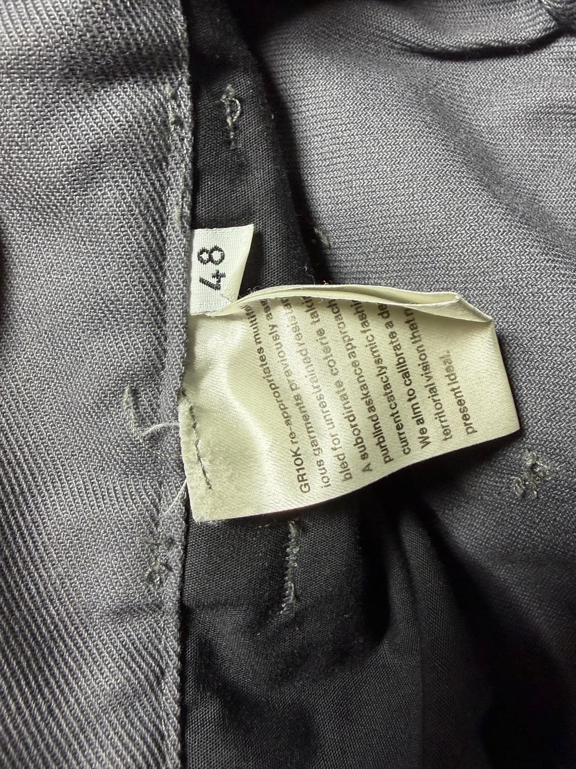 Gr10k klopman pants 48 상품이미지3