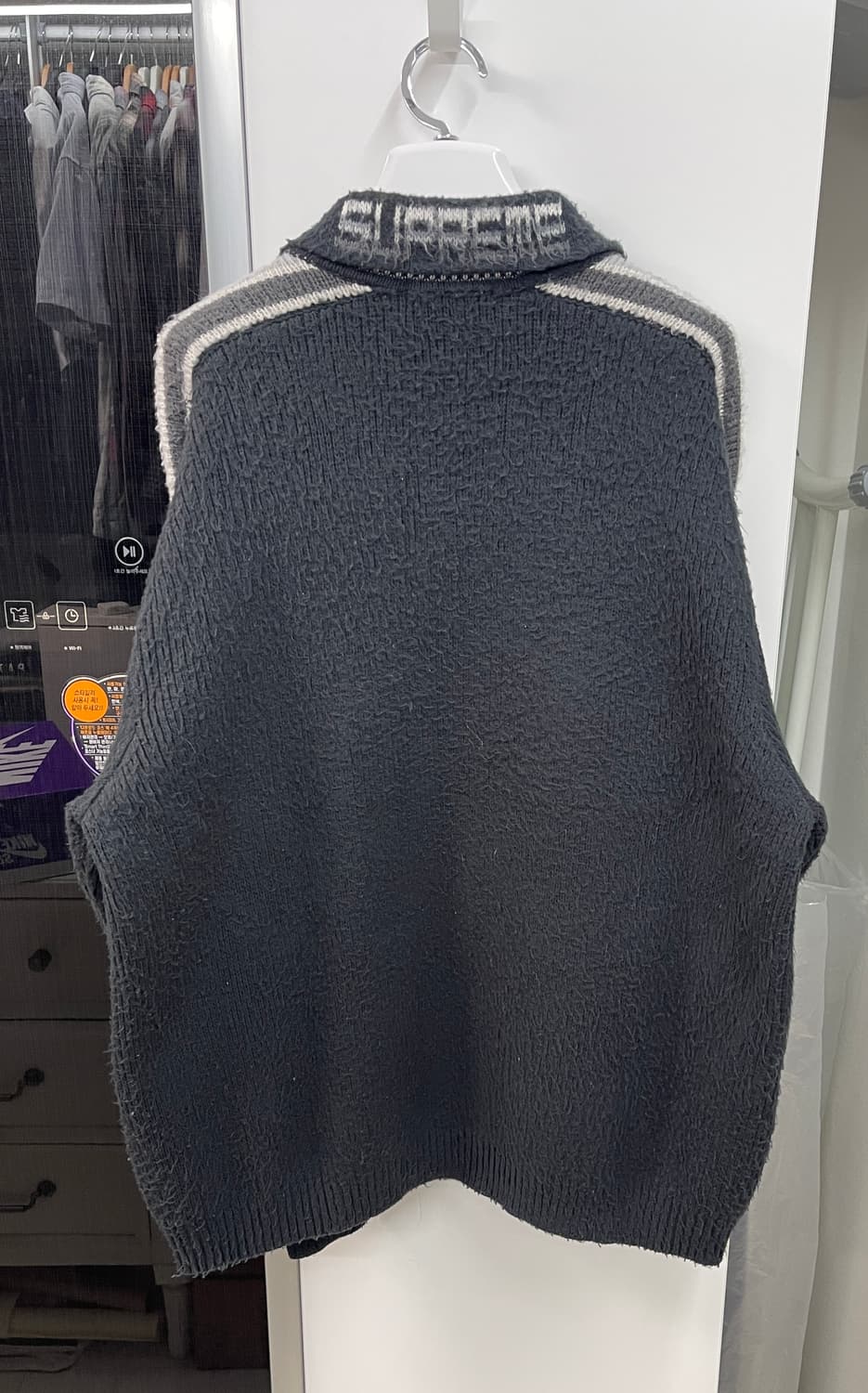 슈프림 집업 스웨터 xl 상품이미지2