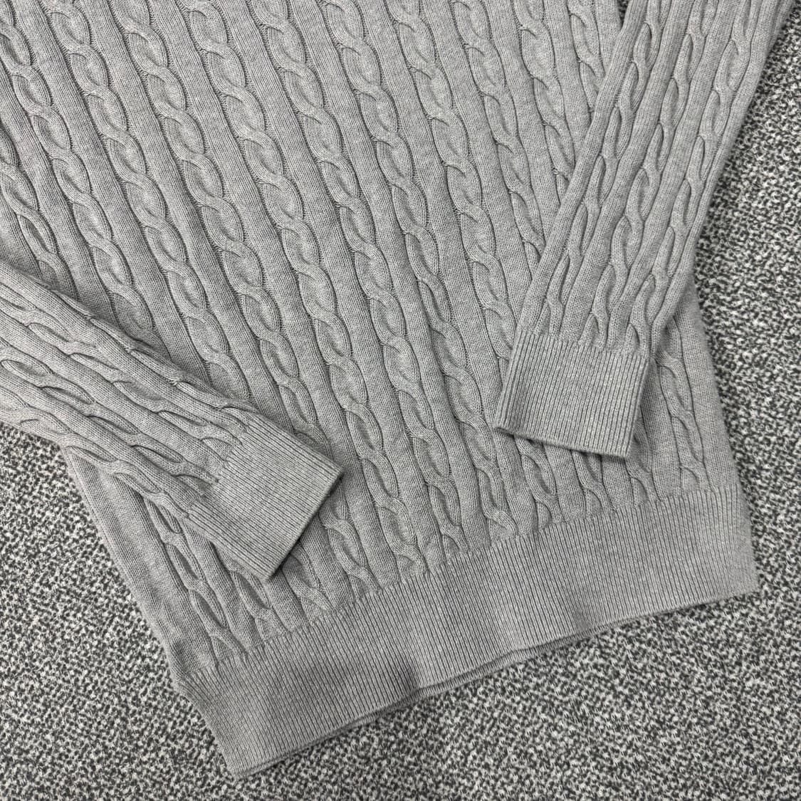라코스테 그레이 케이블 니트 상품이미지3