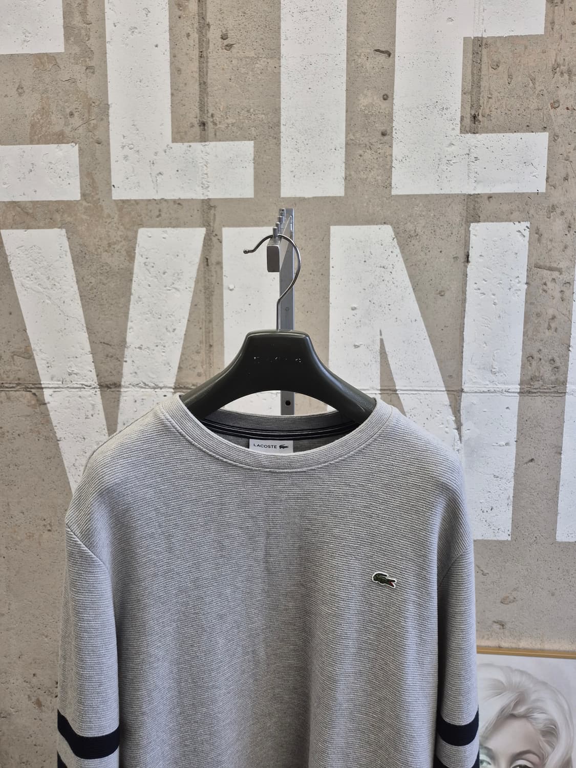 라코스테 팔배색 맨투맨 티셔츠(MTA 상품이미지3