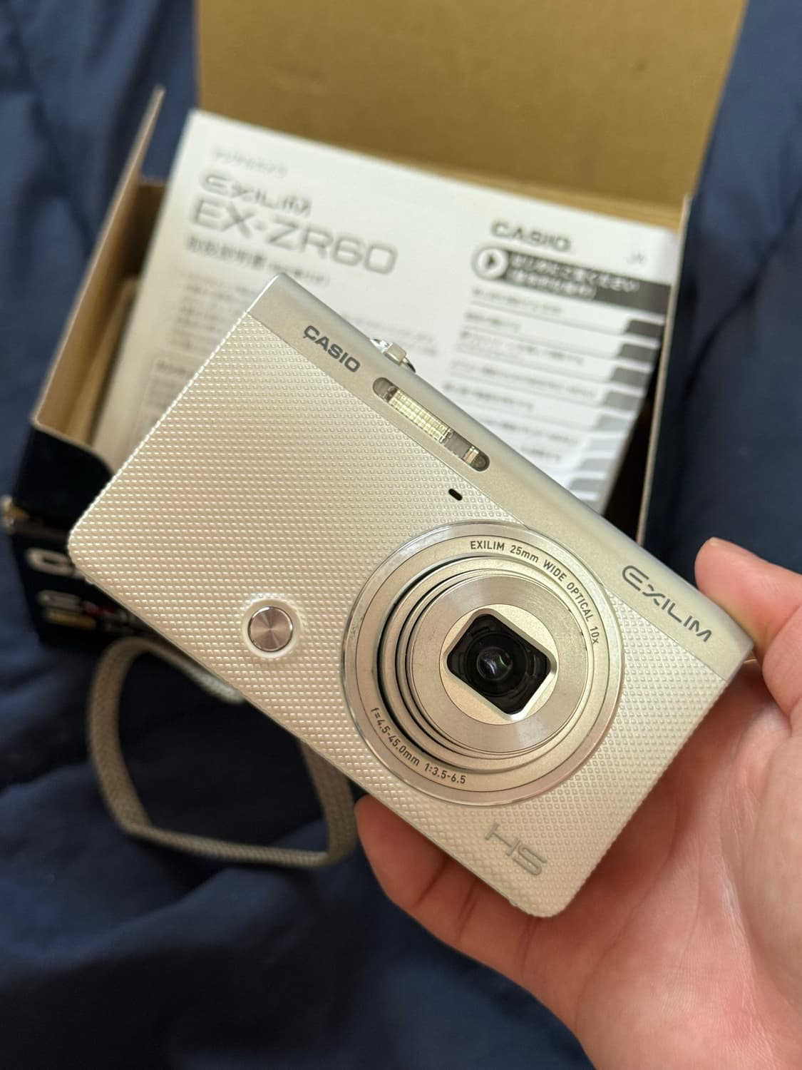 [셀카모드📸] 카시오 엑슬림 ex-zr60 화이트 빈티지디카 카메라 상품이미지4