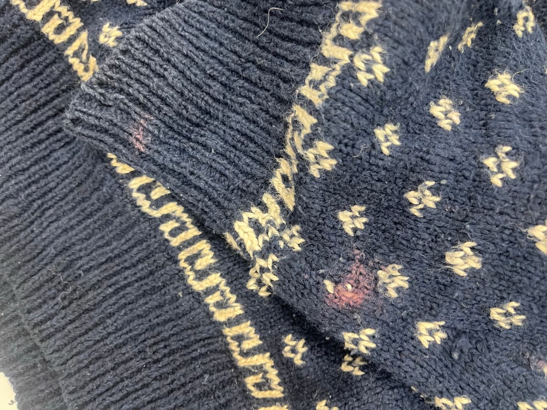 폴로 랄프로렌 노르딕 패턴 스웨터 니트 네이비(xl) 상품이미지5