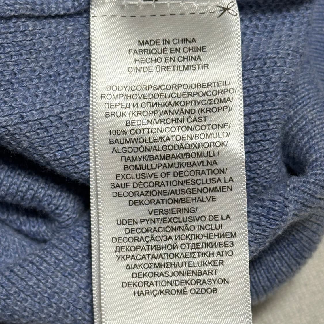 L 폴로랄프로렌 블루 포니 코튼 코튼 니트 상품이미지5