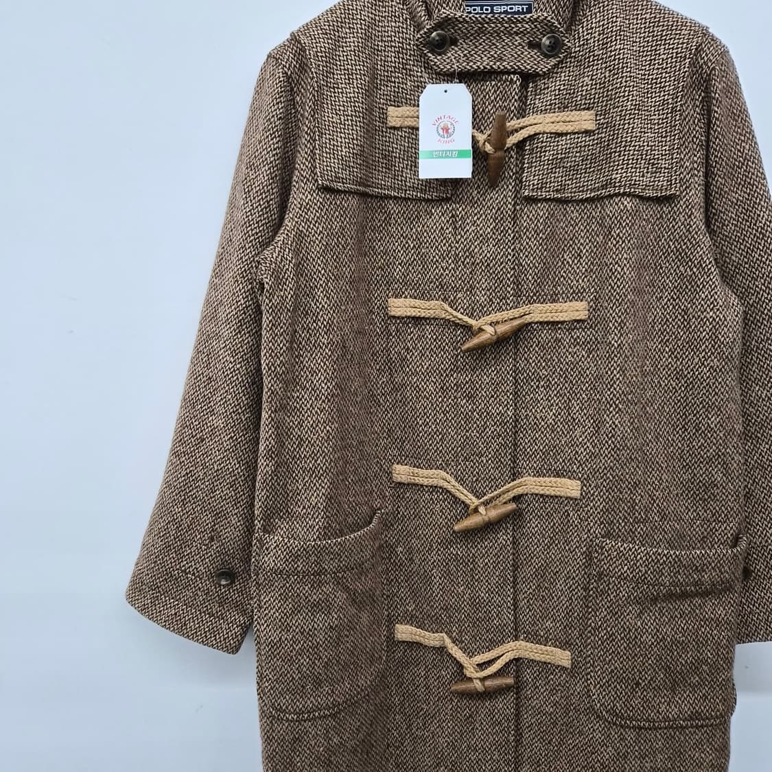 폴로스포츠 브라운 떡볶이 롱 코트 여성 M 상품이미지2