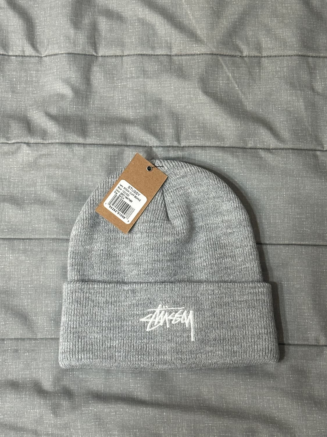 스투시 스탁 커프 비니 그레이 헤더 상품이미지1