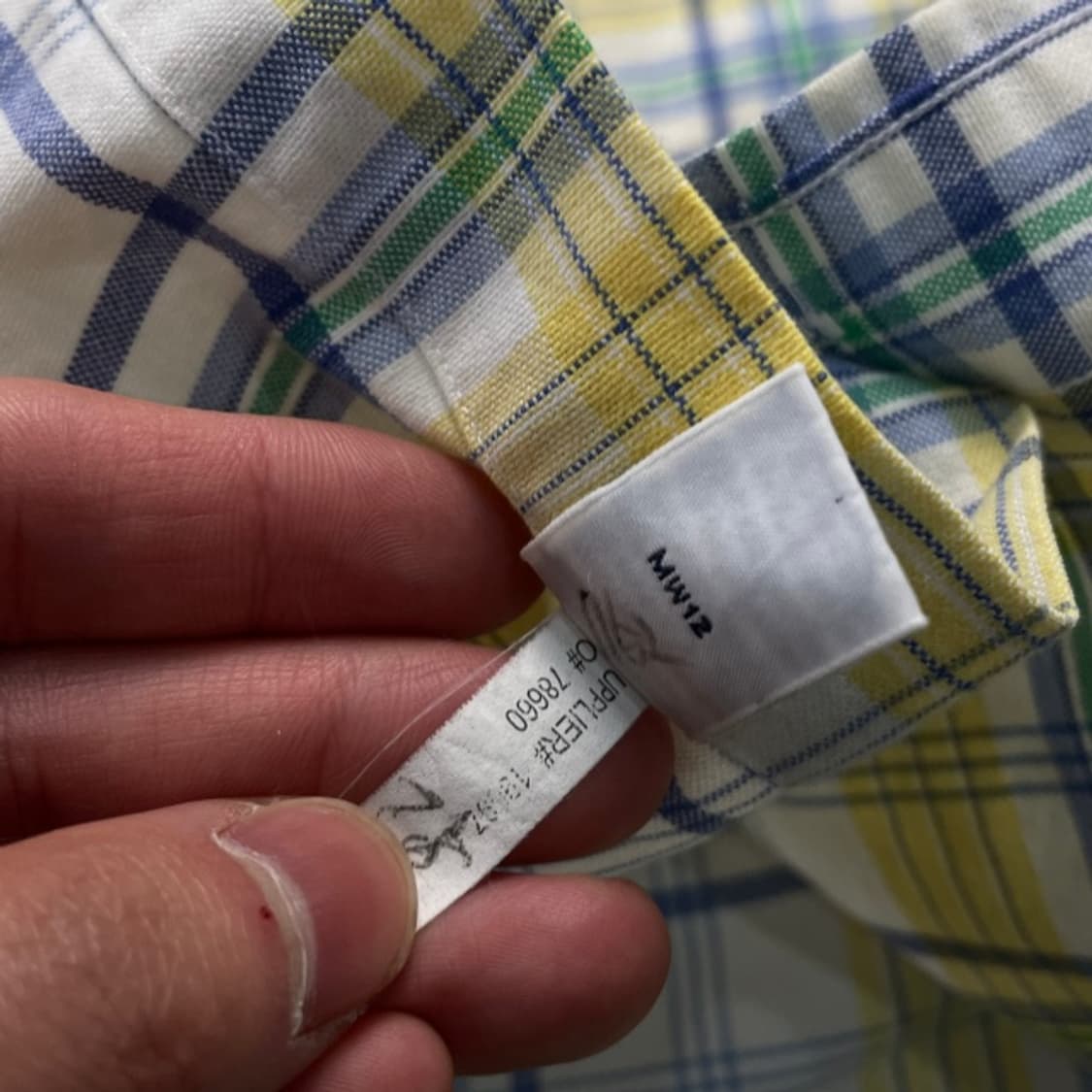 95 폴로 체크셔츠  상품이미지4