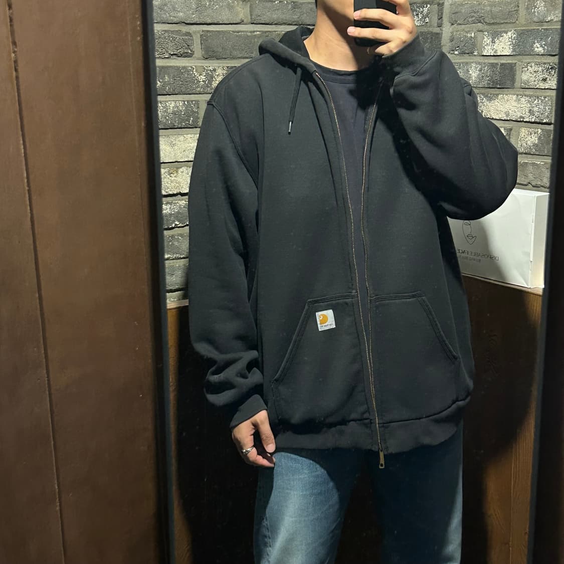 XXL) 칼하트 레인디펜더 워크웨어 써멀 후드집업 상품이미지10