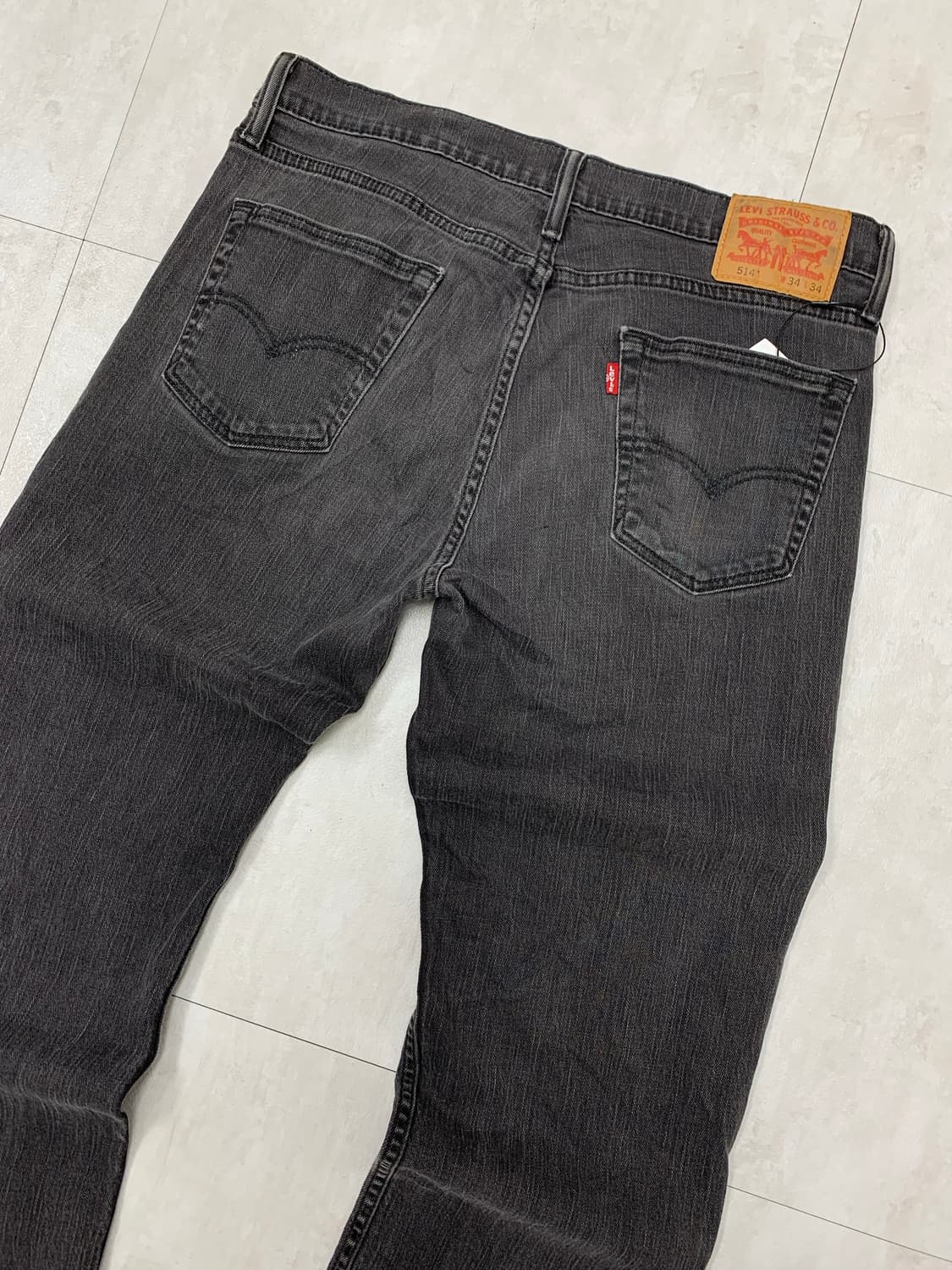 리바이스 514 흑청 데님 팬츠 #310 상품이미지7