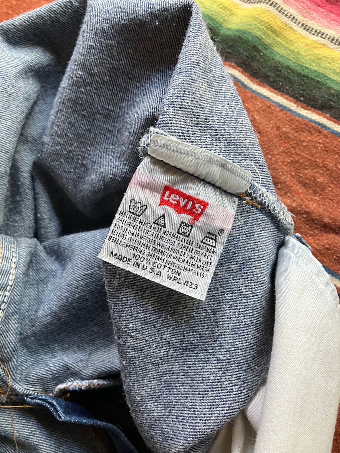 90s USA 빈티지 리바이스 501 데님 팬츠 상품이미지7