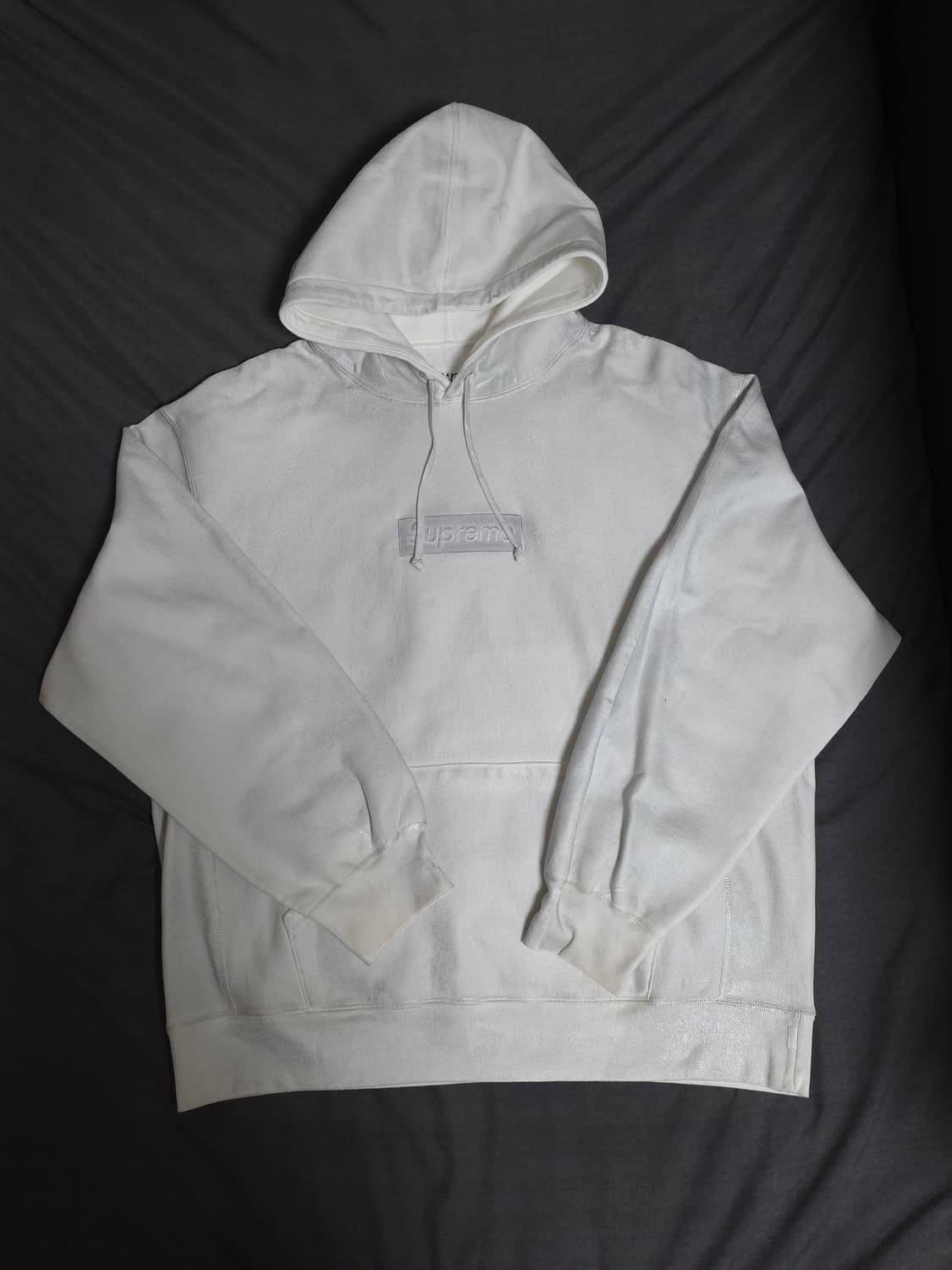 [XL] 슈프림 마르지엘라 포일 박스로고 후드 화이트 상품이미지2