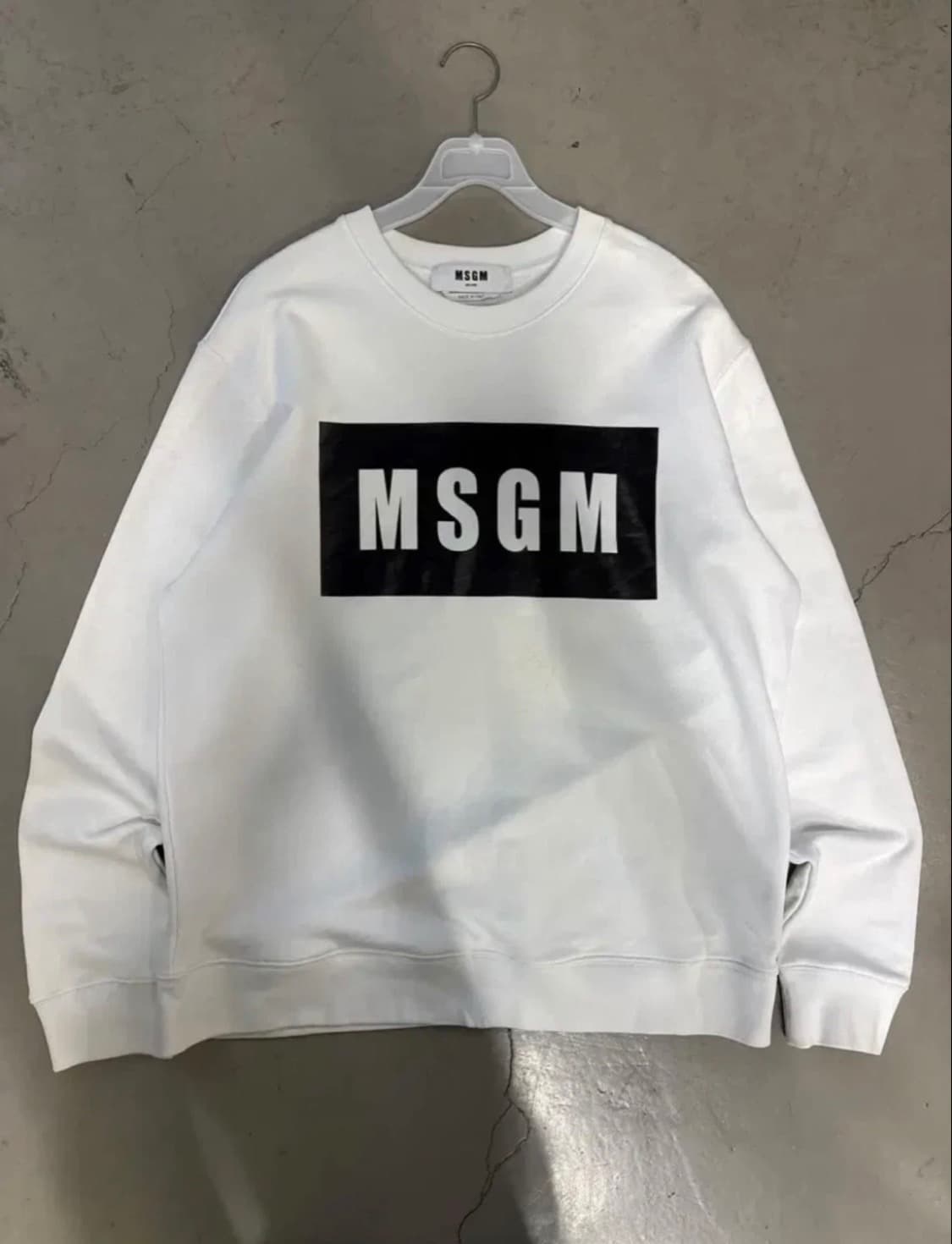 MSGM 빅로고 맨투맨 상품이미지1