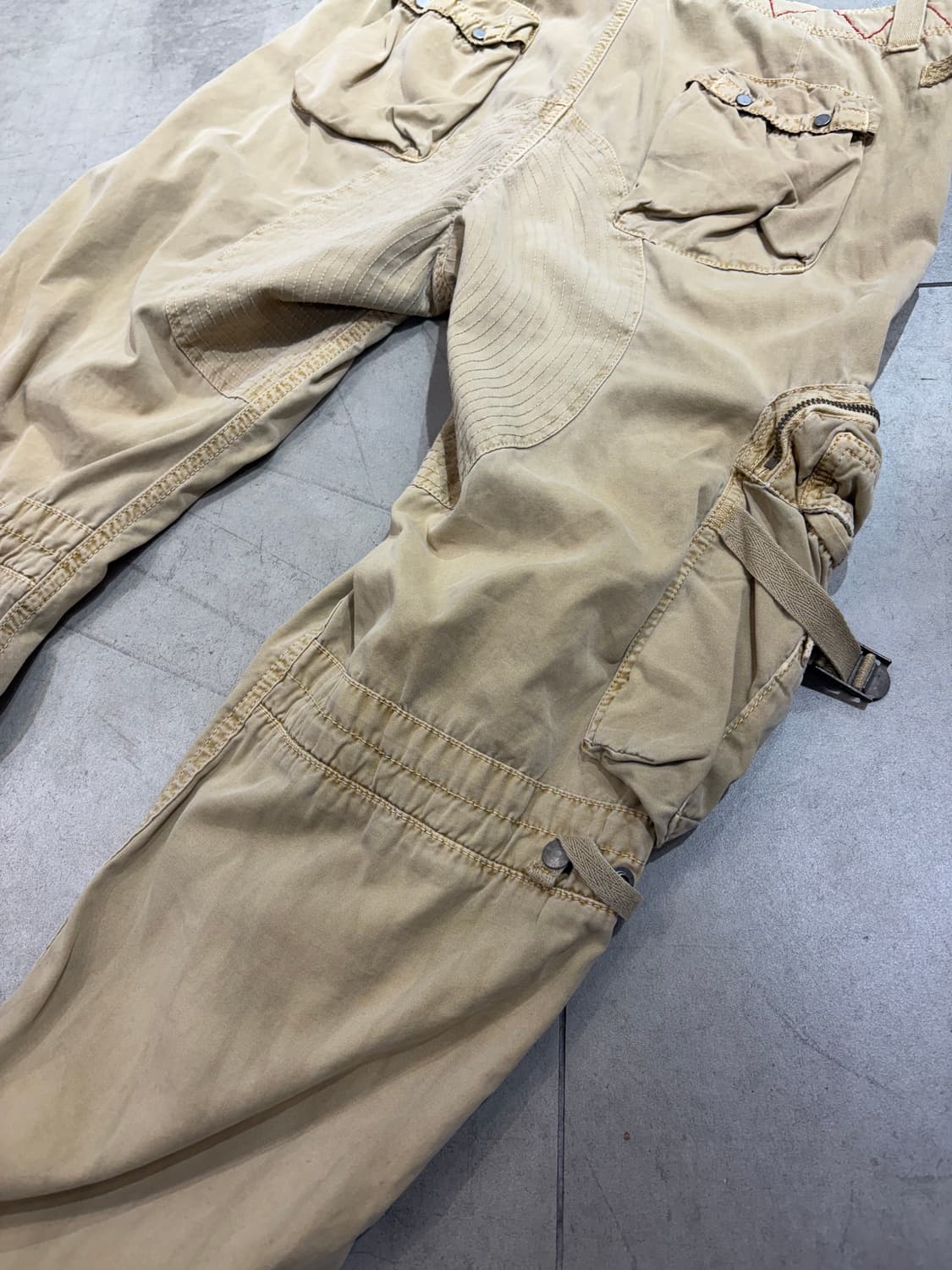 폴로 베이지 유틸리티 탄창 카고팬츠 상품이미지7