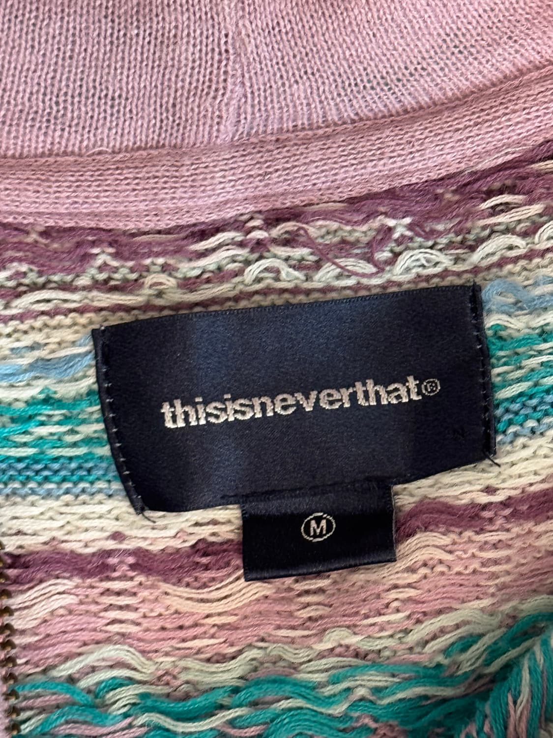 디스이즈네버댓 후드 집업 스웨터 M 상품이미지5