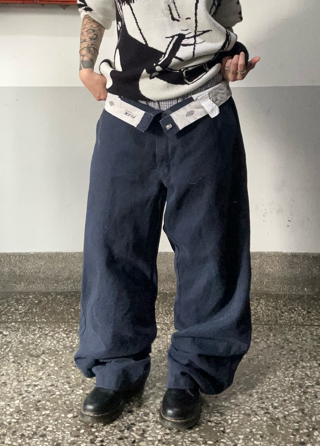 90s DICKIES 네이비 치노팬츠 상품이미지1