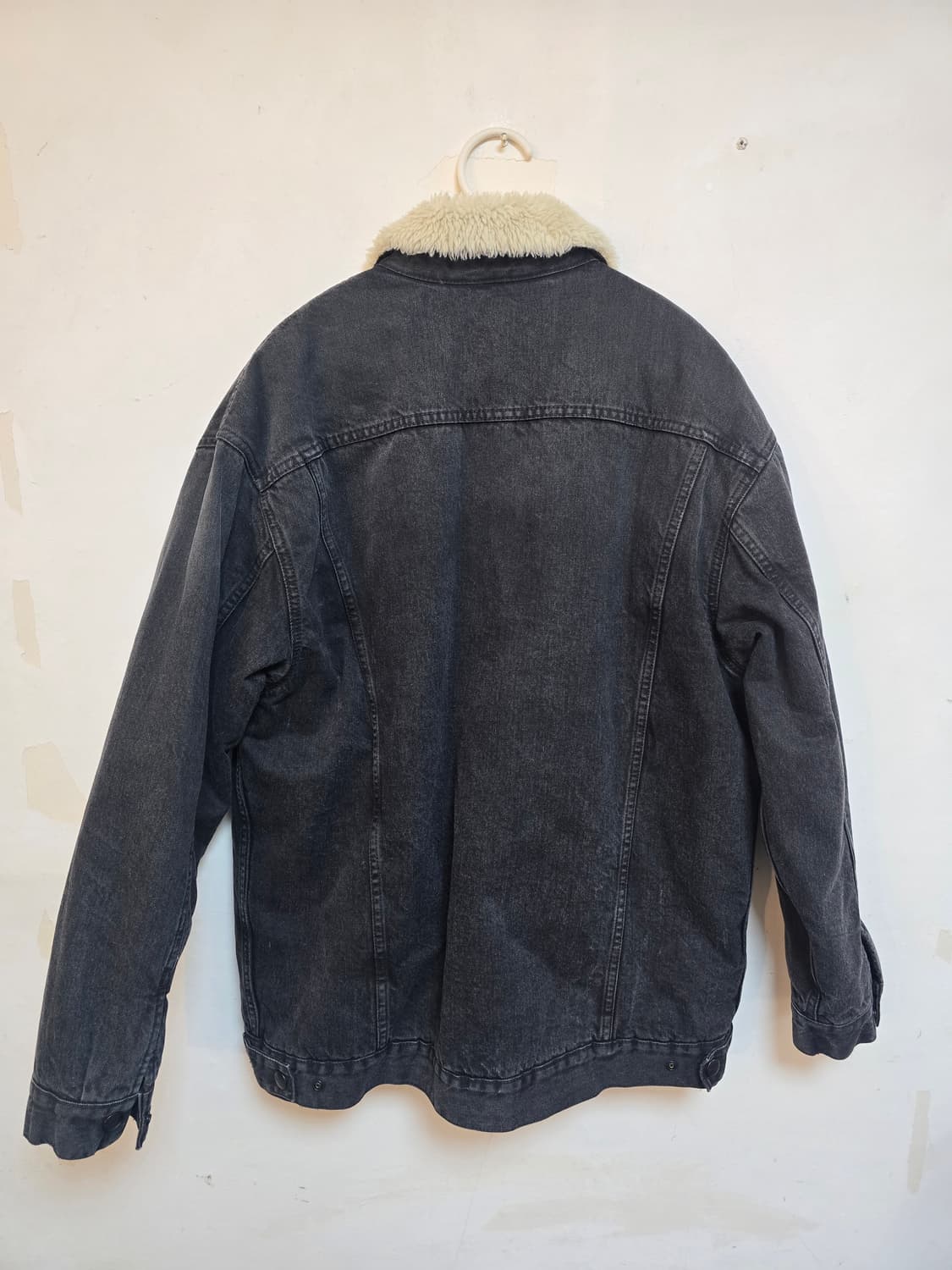 Carhartt Work In 워싱 데님 양털 자켓 M (새상품) 상품이미지2