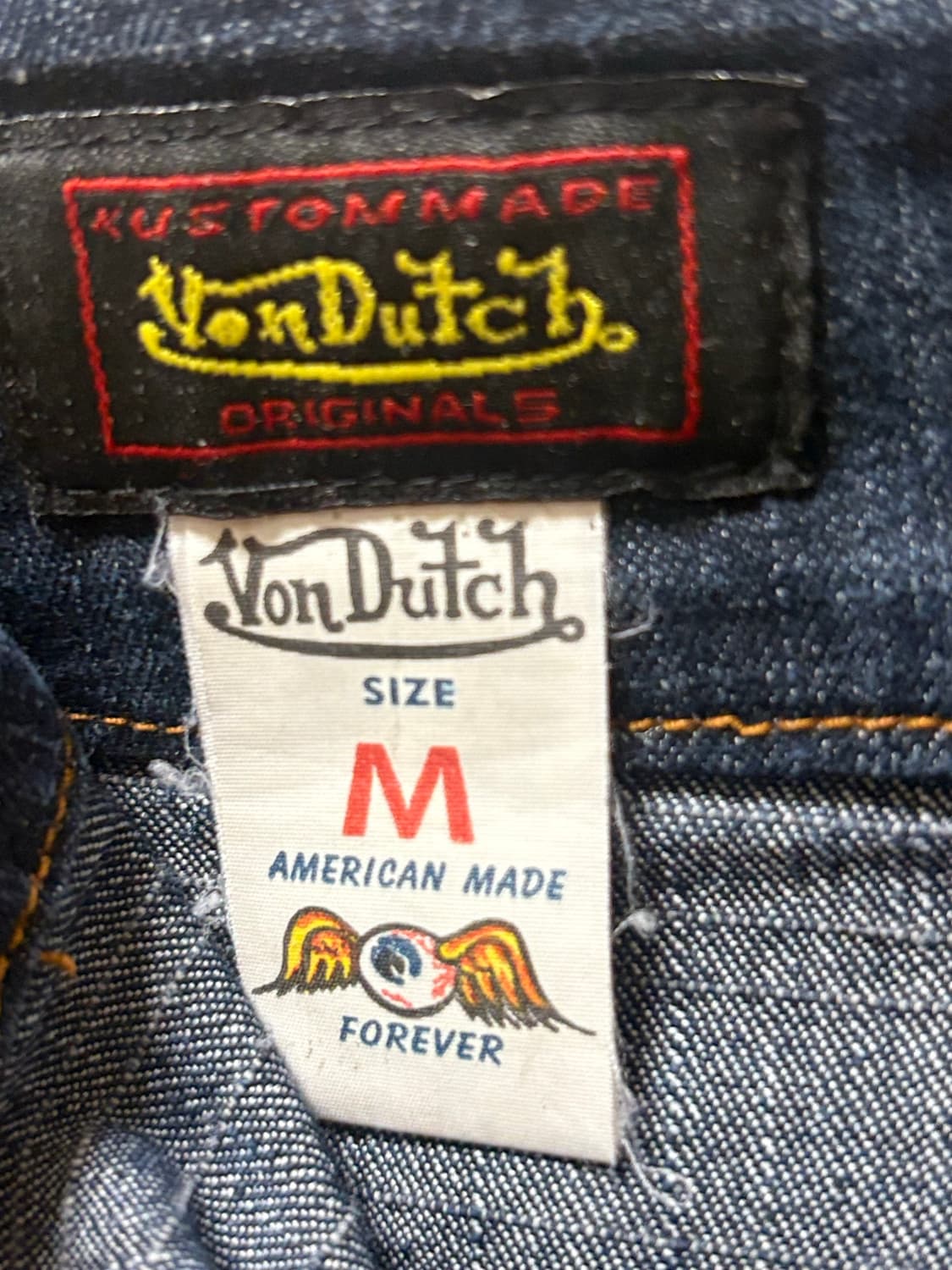 Von Dutch (Jeans) 00s 본더치 데님 플레어 스커트 y2k 상품이미지7