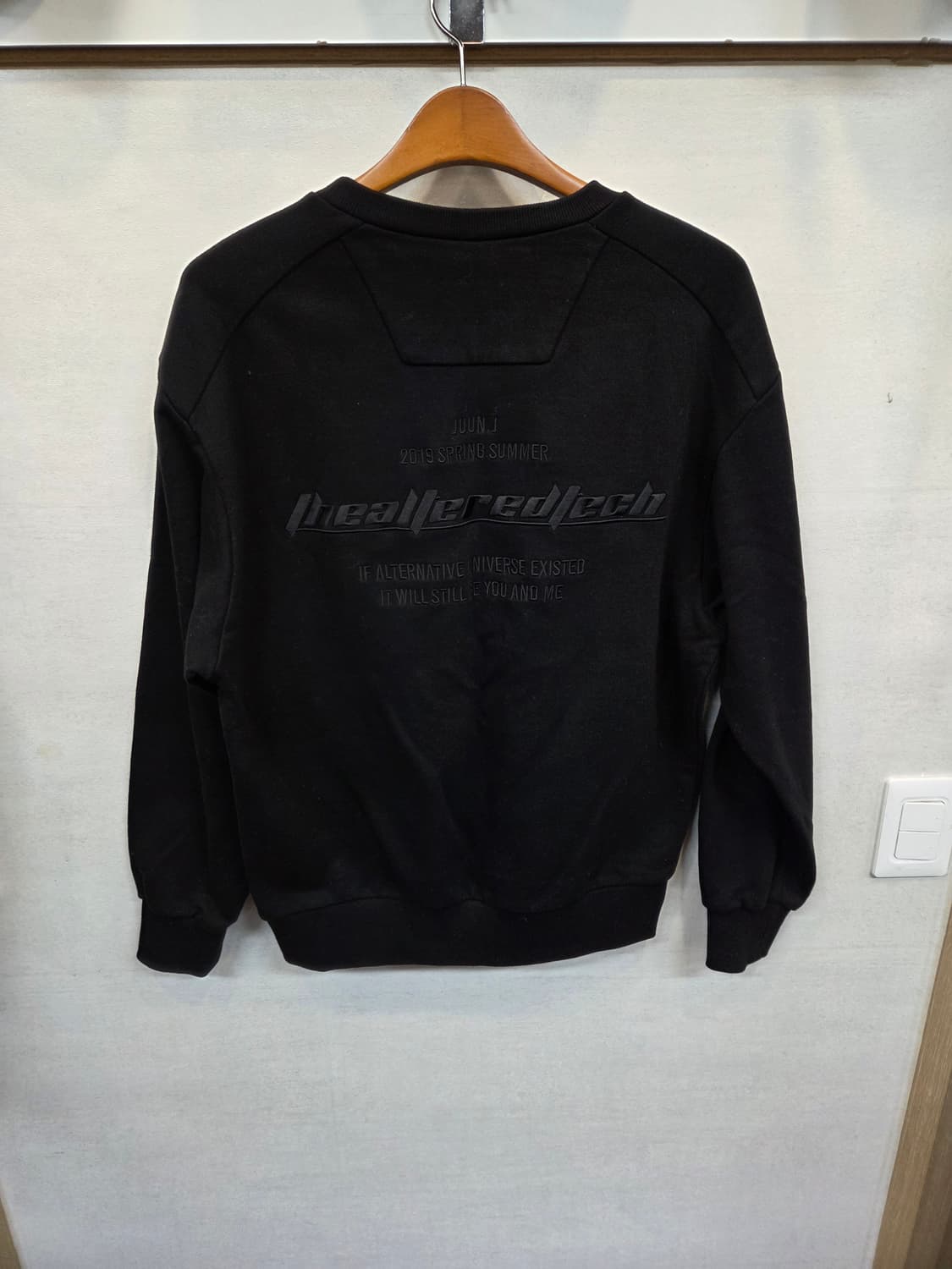 준지 자수 레터링 맨투맨 48 대략 L 상품이미지2