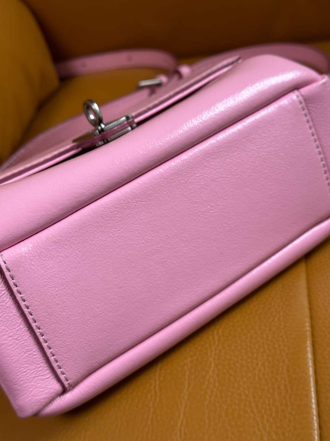 Vunque 분크 바게트 미니 크로스백 숄더백 핑크 상품이미지3