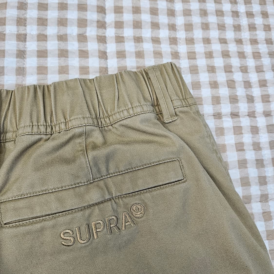 수프라 밴딩 와이드 면바지 남자32~33 상품이미지7