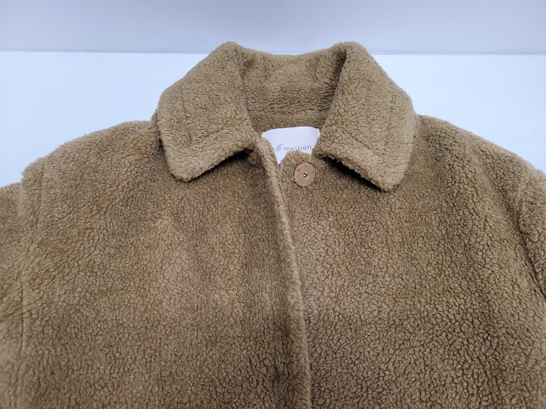 MELBON 멜본 플리스 코트 뽀글이 코트 / 여 FREE 카멜 상품이미지4