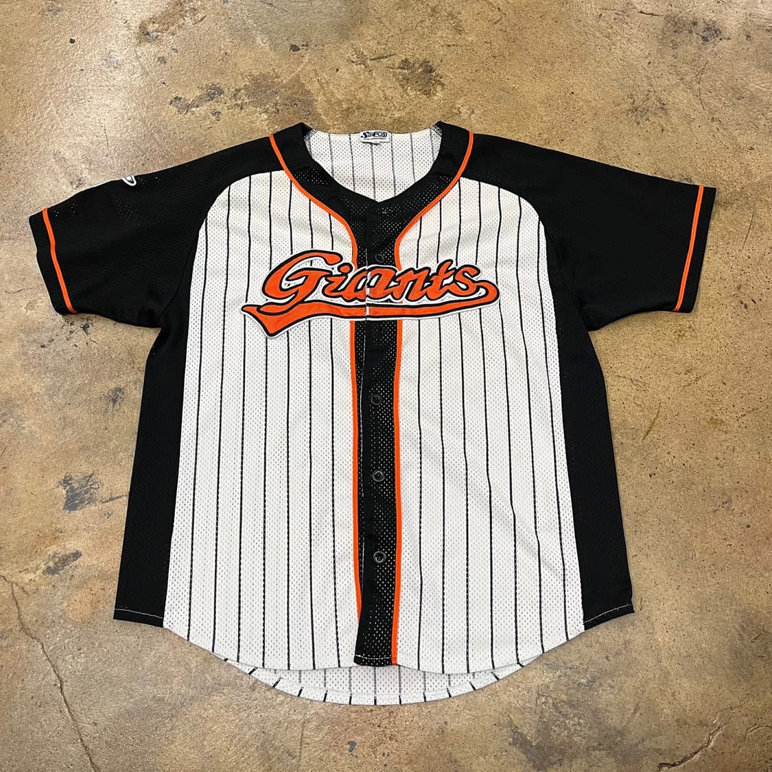 [100] 롯데자이언츠 Giants 스트라이프 야구 유니폼 져지 b14 상품이미지2