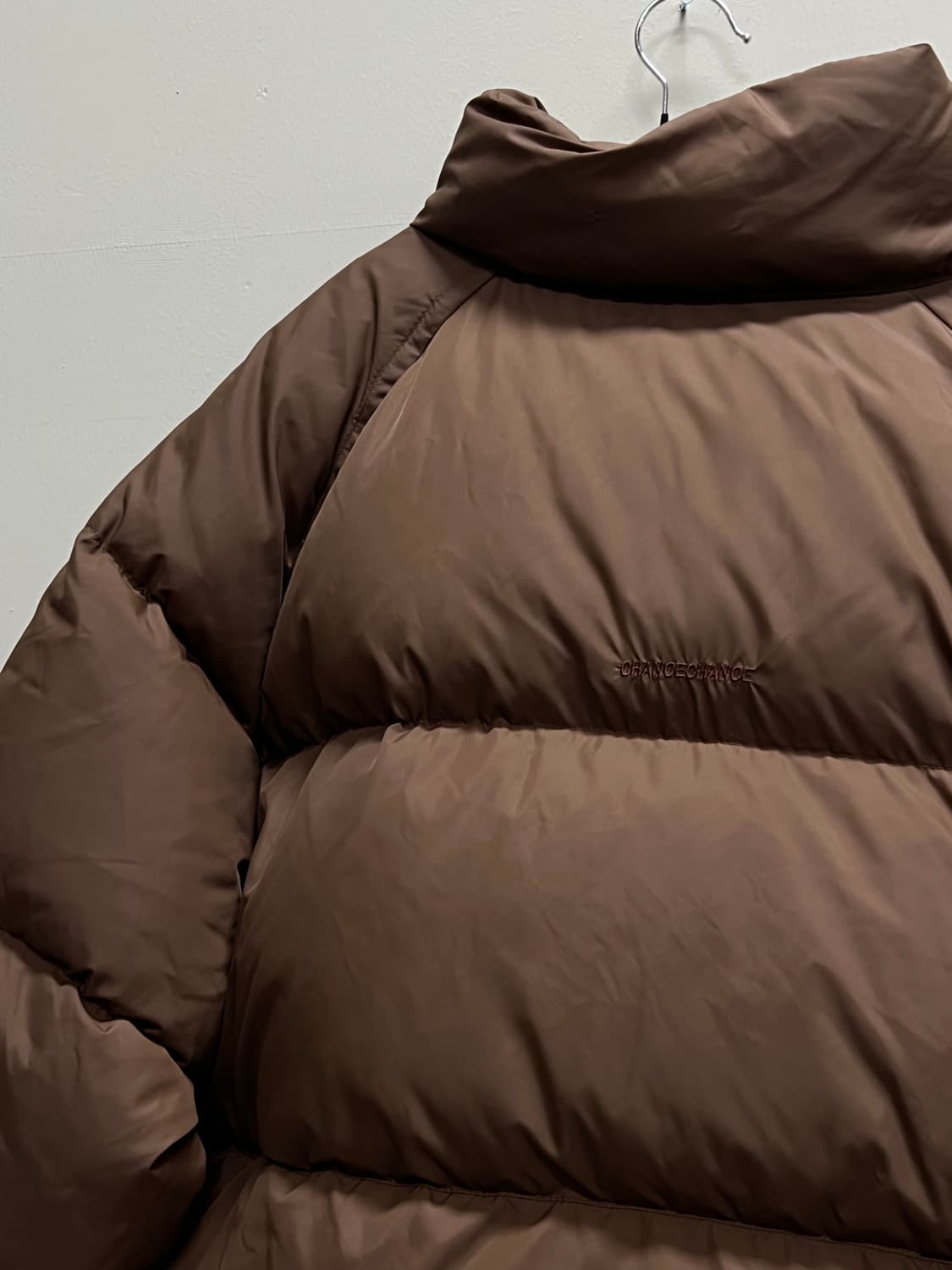 챈스챈스 덕다운 푸퍼 숏패딩 자켓 브라운 상품이미지5