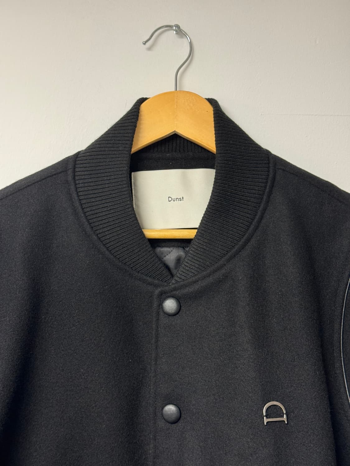 던스트 울 바시티 자켓 블랙 L 상품이미지2