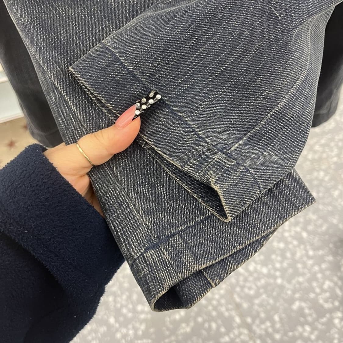 빔스 빈티지 모던시크 캐주얼 드레스핏 데님자켓 M C10455 상품이미지7