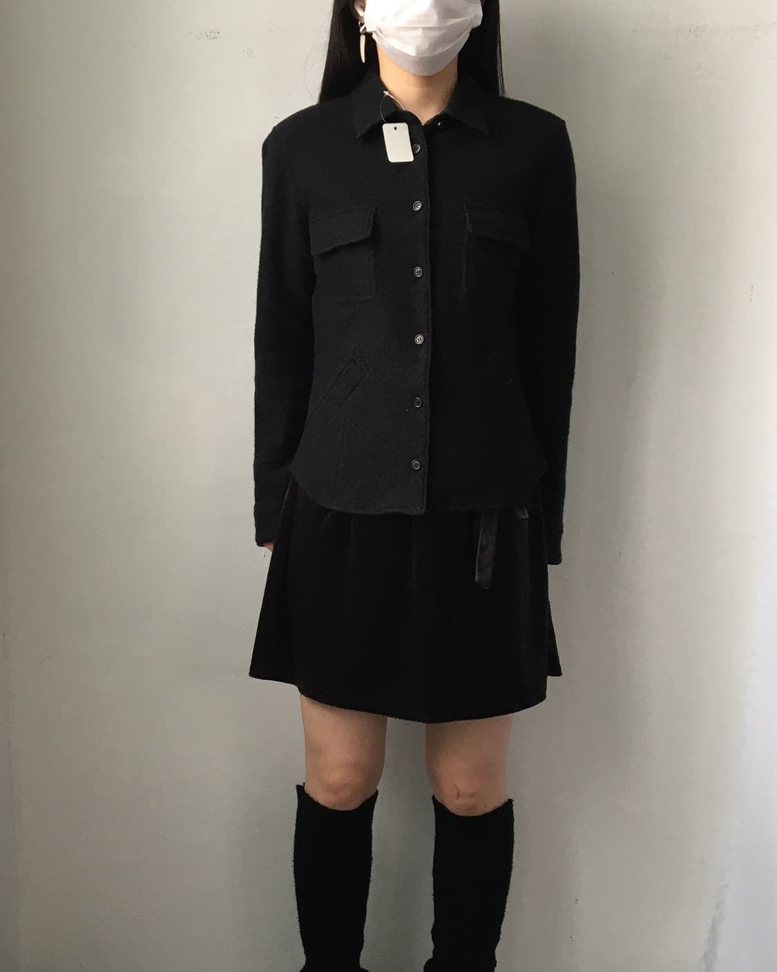 Woolen multi pocket jacket 상품이미지1