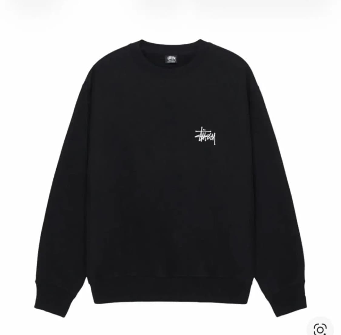 스투시 베이직 크루넥 블랙 상품이미지1