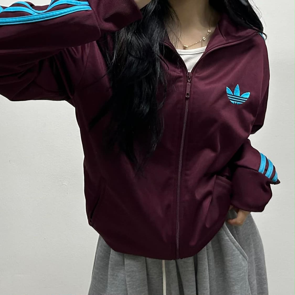 아디다스 구파이어버드 마룬 버건디 대장급 트랙탑 희귀져지(105) 상품이미지2