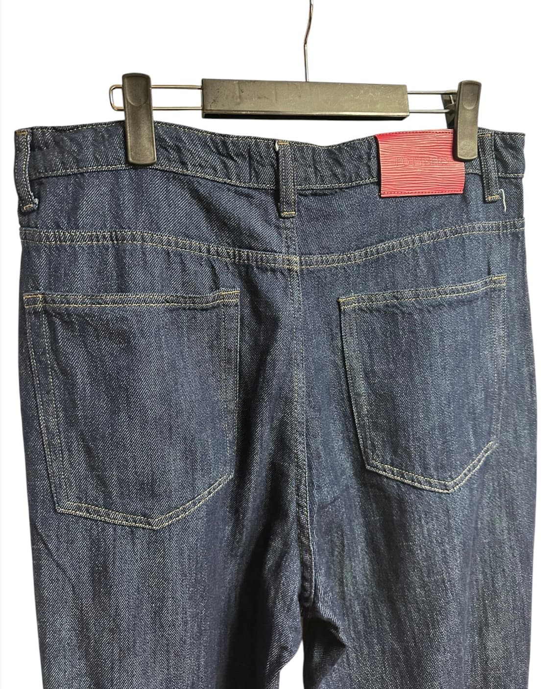 포트너스 투턱 와이드 여름 데님 팬츠 L size 상품이미지5