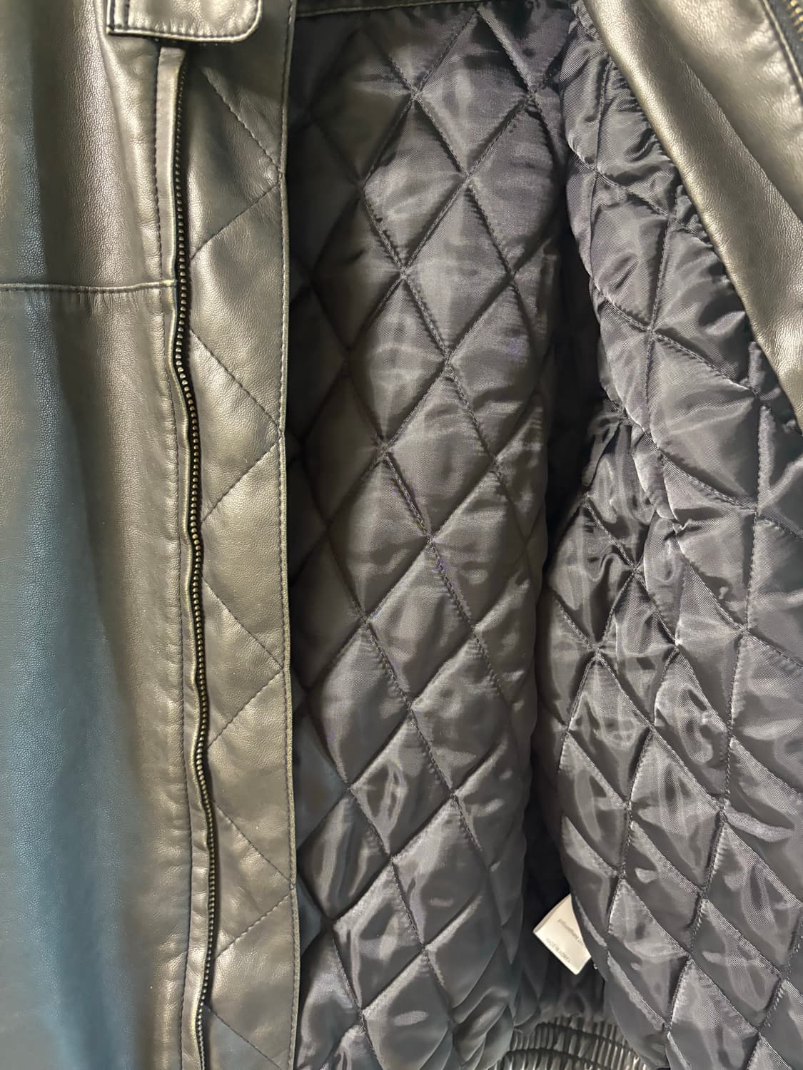 Vintage Leather Biker Jacket 상품이미지4
