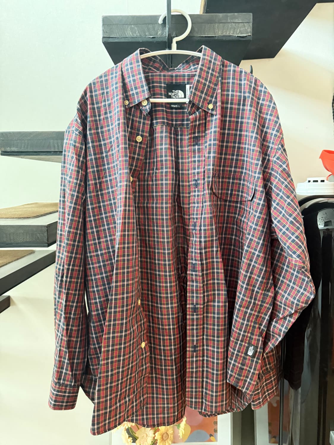 노스페이스 빈티지 체크셔츠 상품이미지1