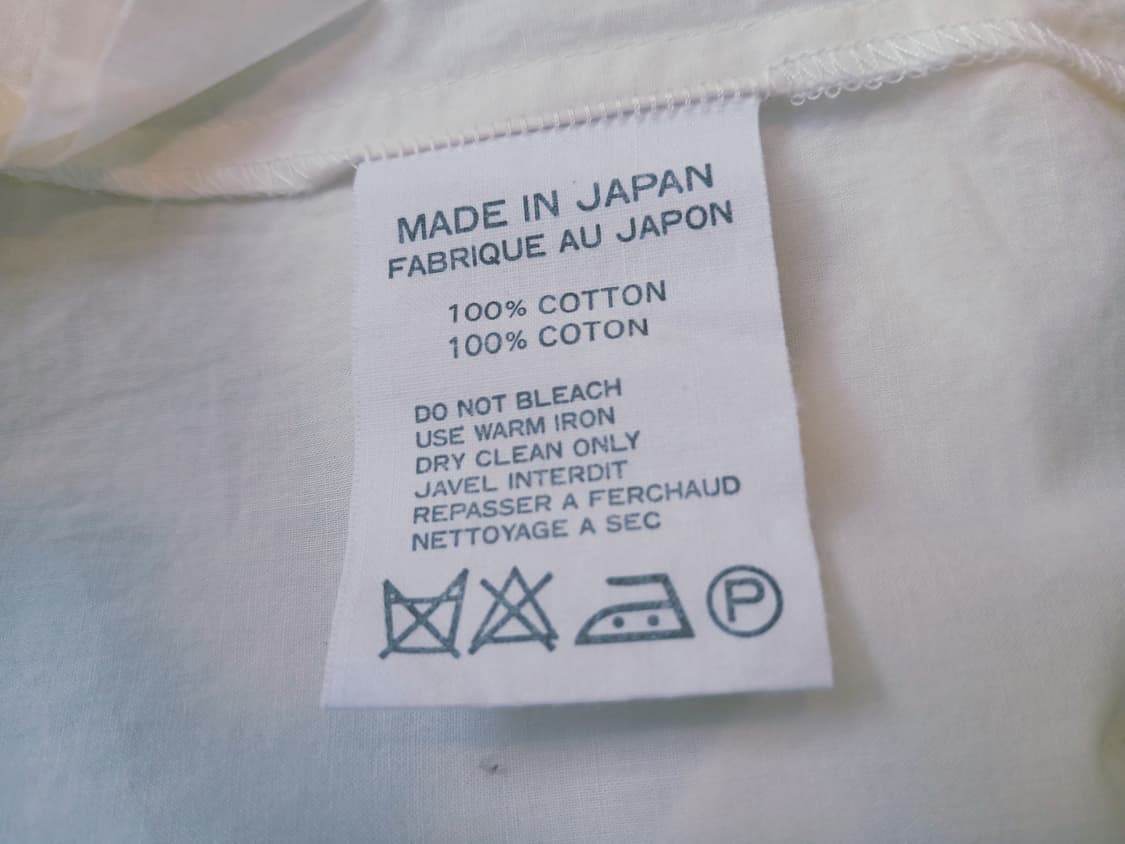 [아카이브] made in japan 윙 칼라 가오리 아방가르드 셔츠 상품이미지6