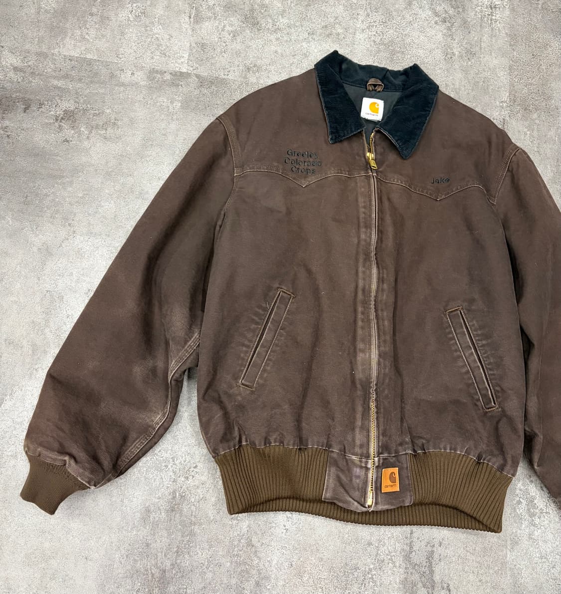 10s 칼하트 산타페 j14 dkb 브라운 자켓 상품이미지3