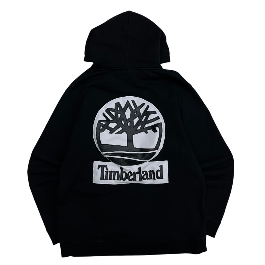 팀버랜드 X 슈프림 백 레더패치 블랙 후드 XL 상품이미지4