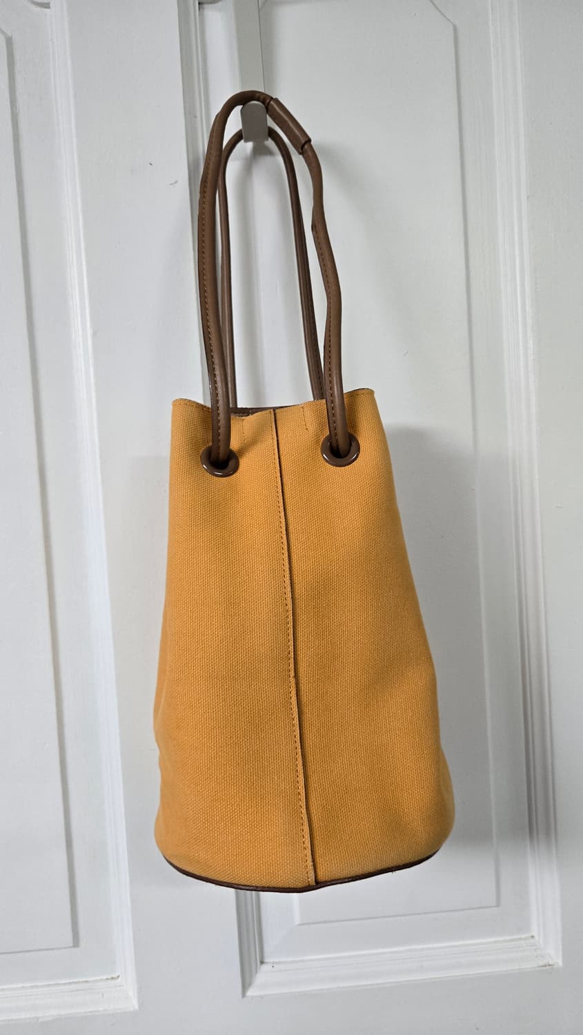 Kuho 구호 캔버스 버킷백 머스타드 상품이미지2