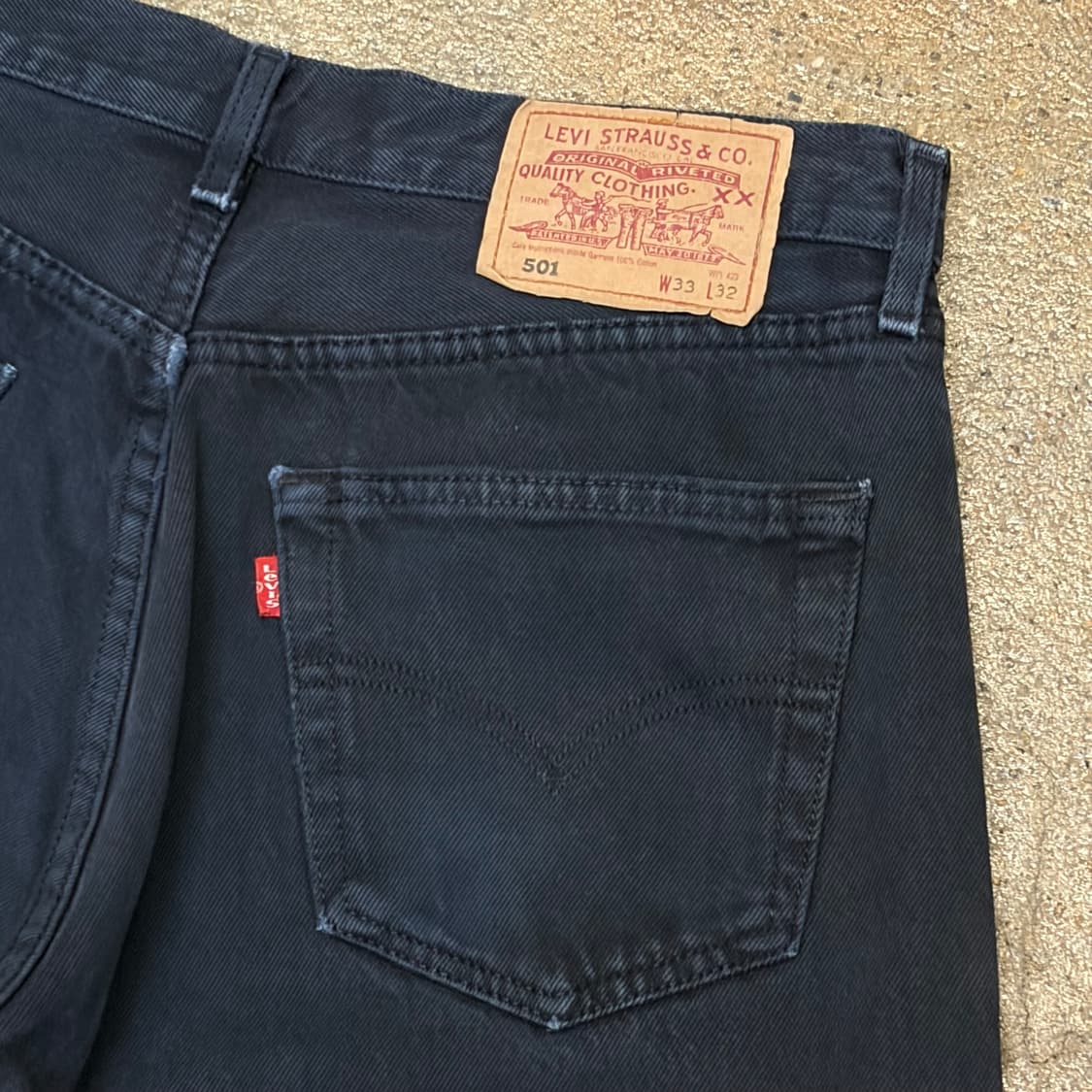 90s 빈티지 리바이스 501 블랙진 청바지 상품이미지7