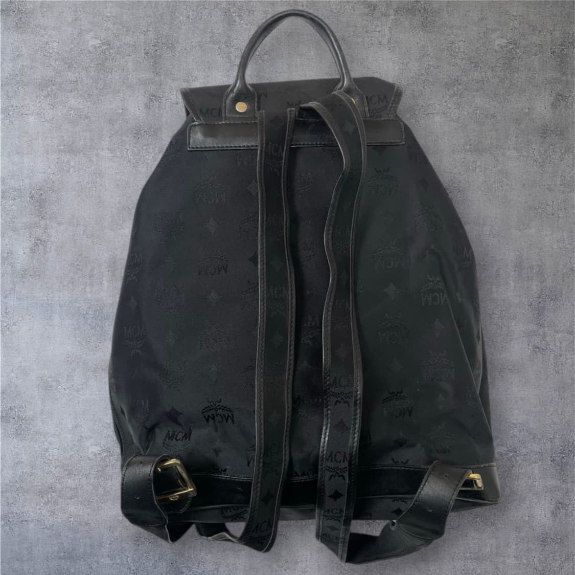 엠씨엠 Mcm 블랙 모노그램 포켓 백팩 상품이미지4