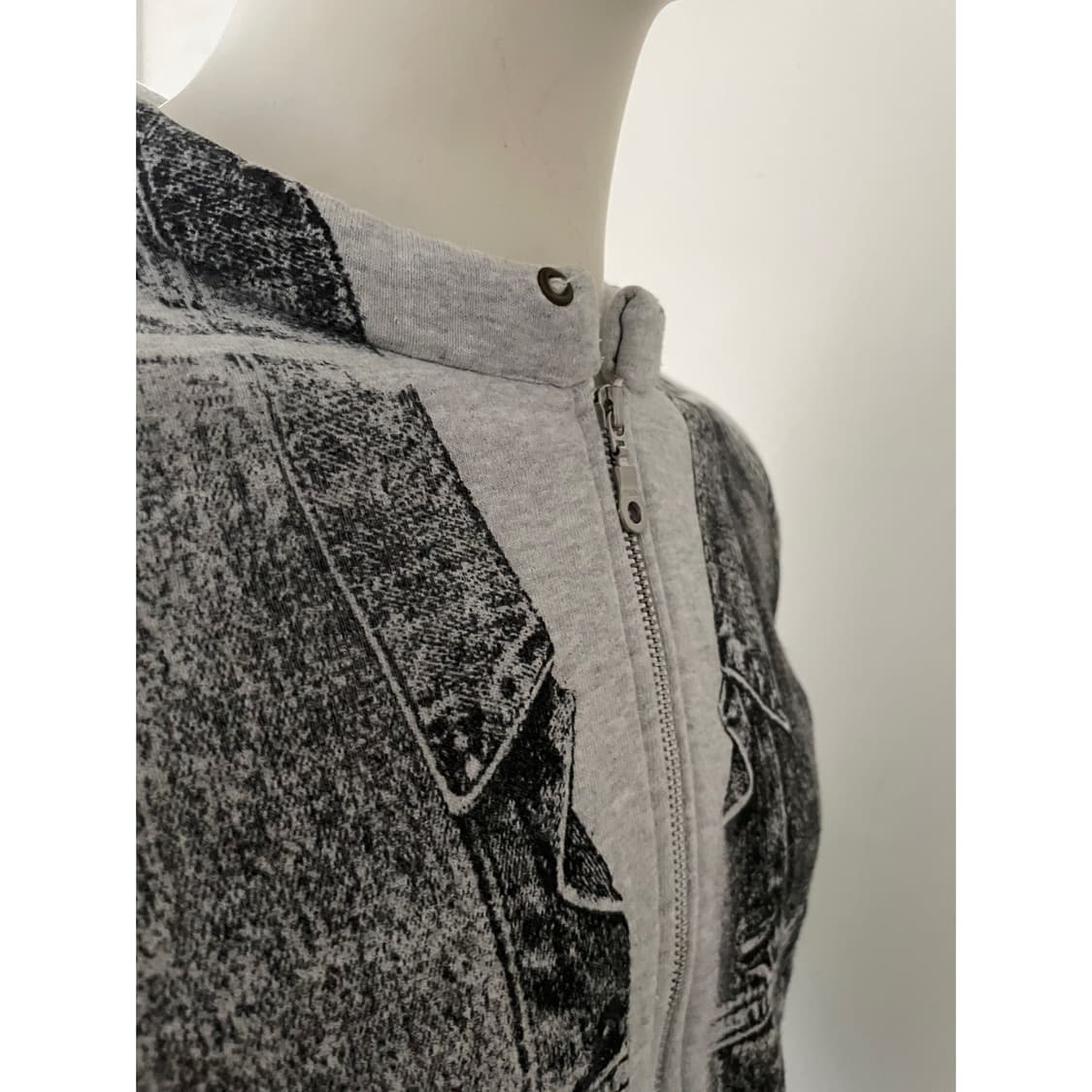 artisanal  trompe l'oeil zip up jacket 상품이미지4