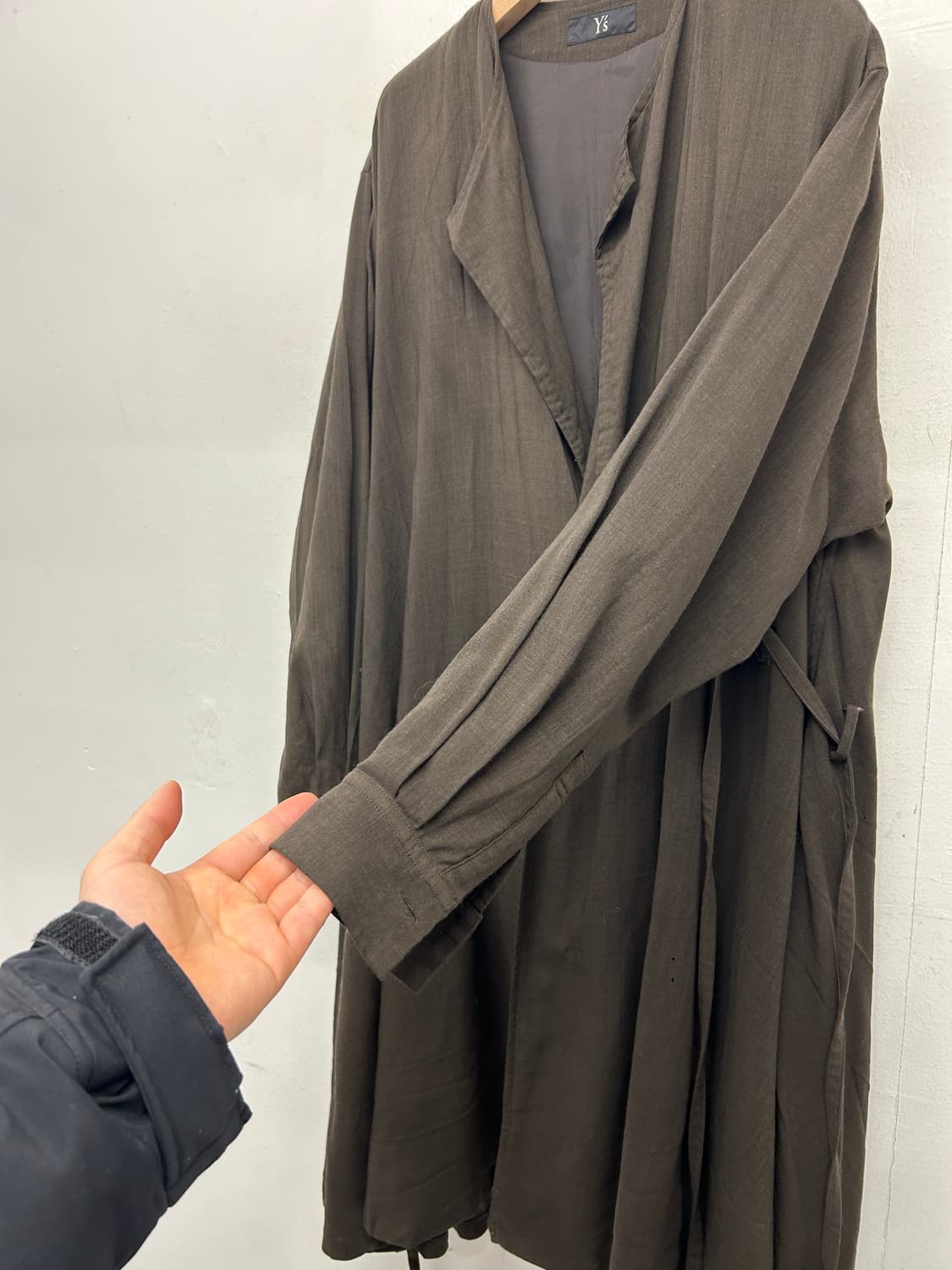 Ys Yohji Yamamoto 요지야마모토 로브 코트 상품이미지3