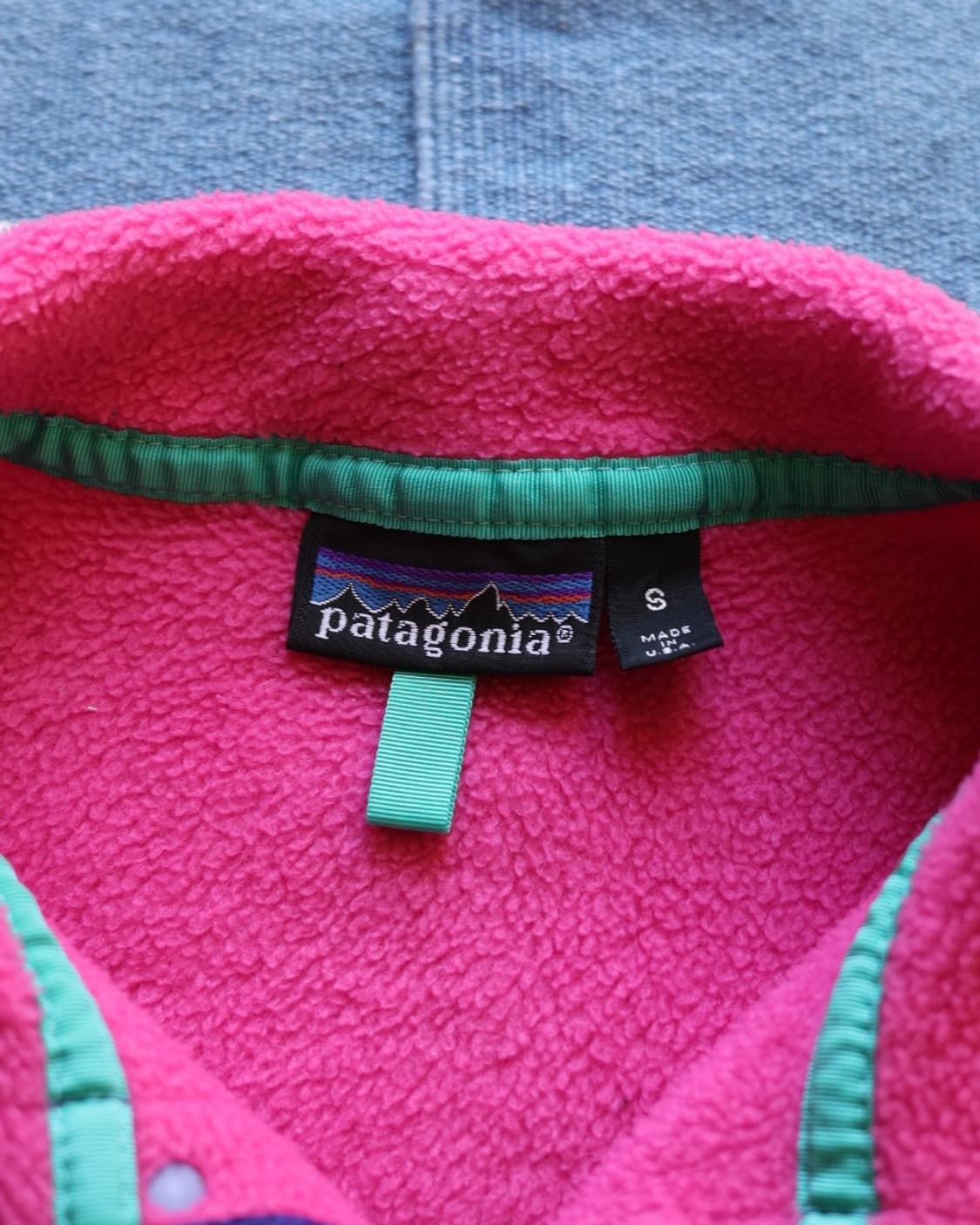 파타고니아 90s 신칠라 스냅티 플리스 상품이미지3