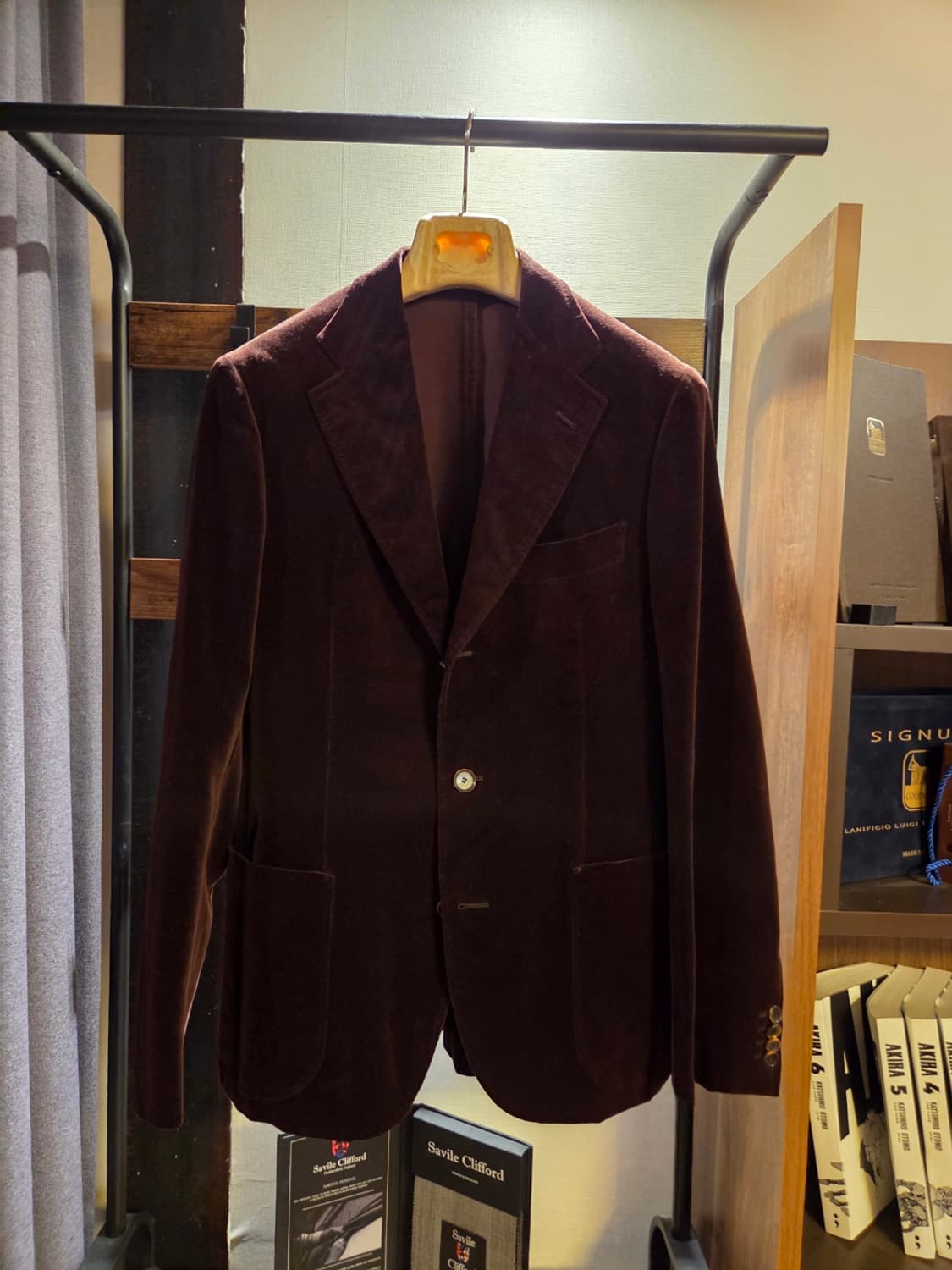 란스미어 벨루어자켓 상품이미지1