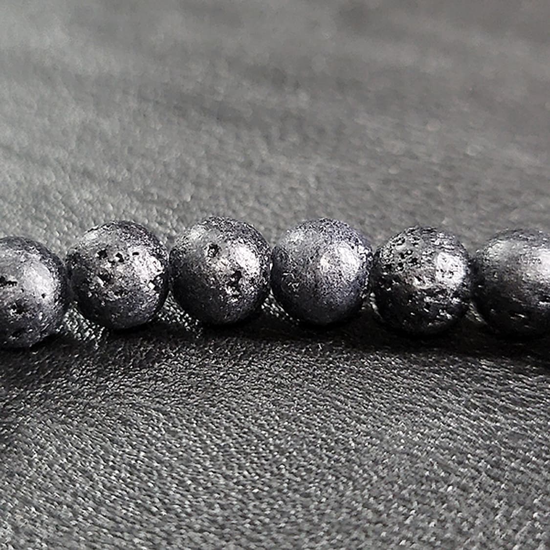 Velkar 바솔트 8mm 남자 빈티지 보석 원석 팔찌 상품이미지4