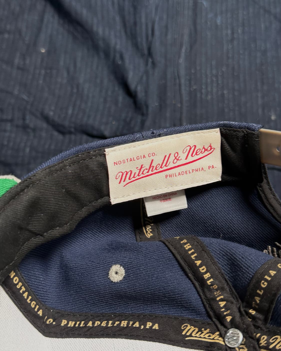 미첼앤네스 뉴욕 양키스 네이비 올인 2.0 어저스터블 햇 OS 상품이미지7