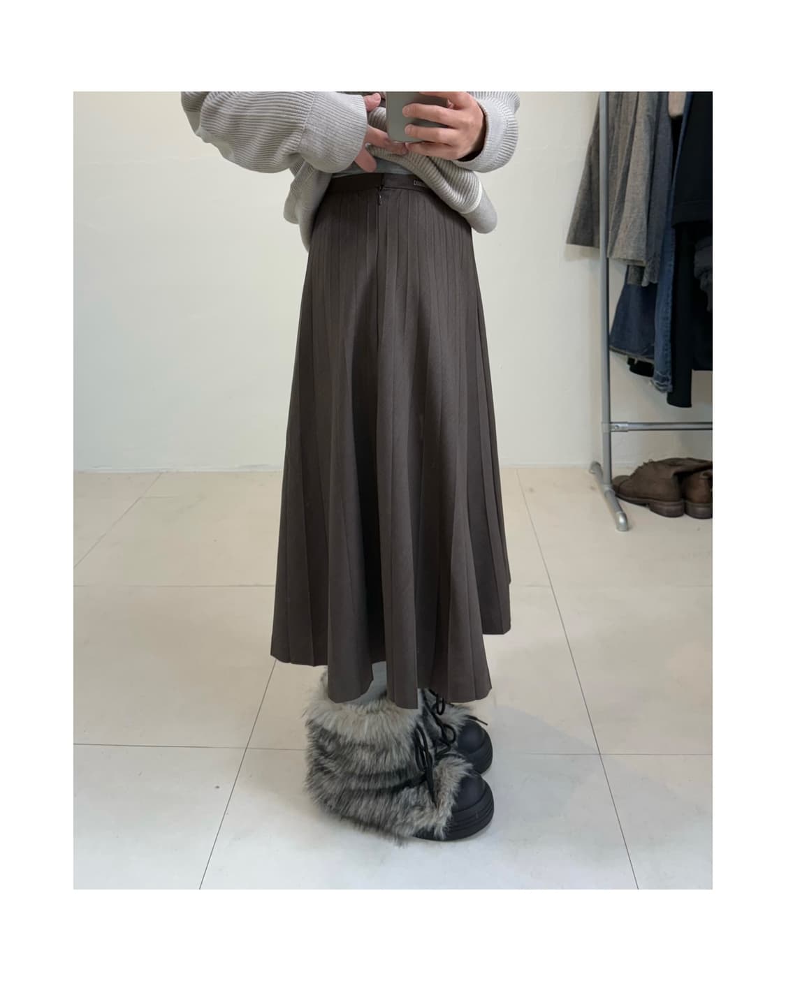 Daks 플리츠 스커트 상품이미지2