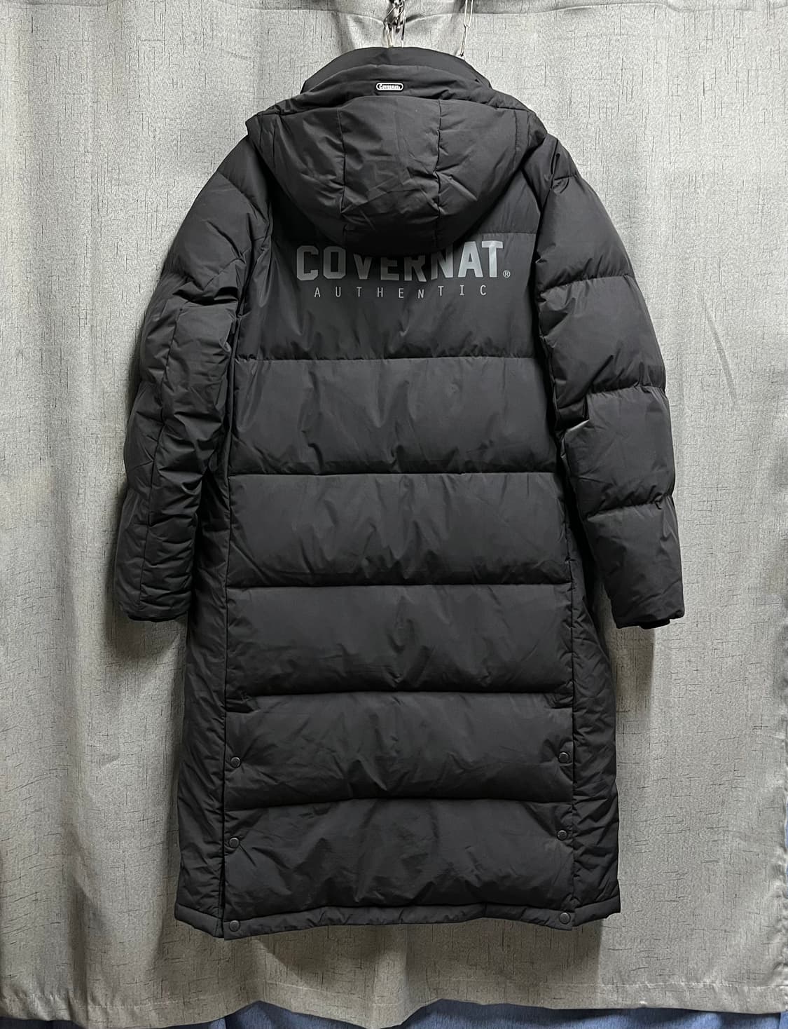 [L] 커버낫 어센틱 로고 롱패딩 점퍼 상품이미지4